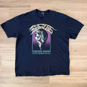 The Eagles Men’s 2024 Las Vegas Sphere Black Skull Shirt Size XL Classic Rock
